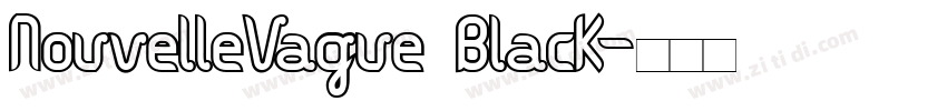 NouvelleVague Black字体转换